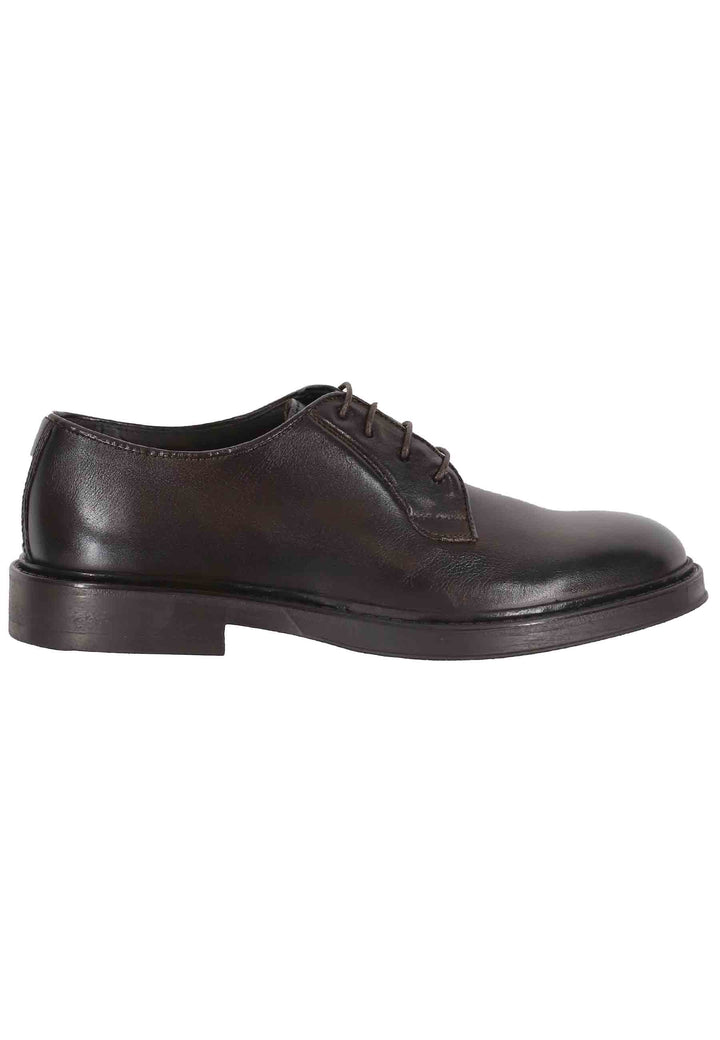 Spatarella Stringate uomo in pelle testa di moro con suola in gomma Bestseller