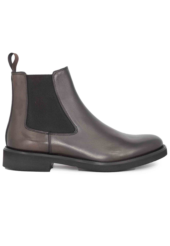 Spatarella Stivaletti chelsea boot uomo in pelle marrone con suola ultra leggera Fino al 50% di sconto