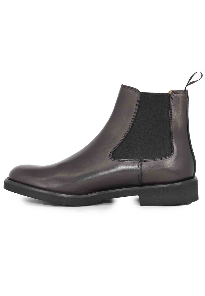 Spatarella Stivaletti chelsea boot uomo in pelle marrone con suola ultra leggera Fino al 50% di sconto