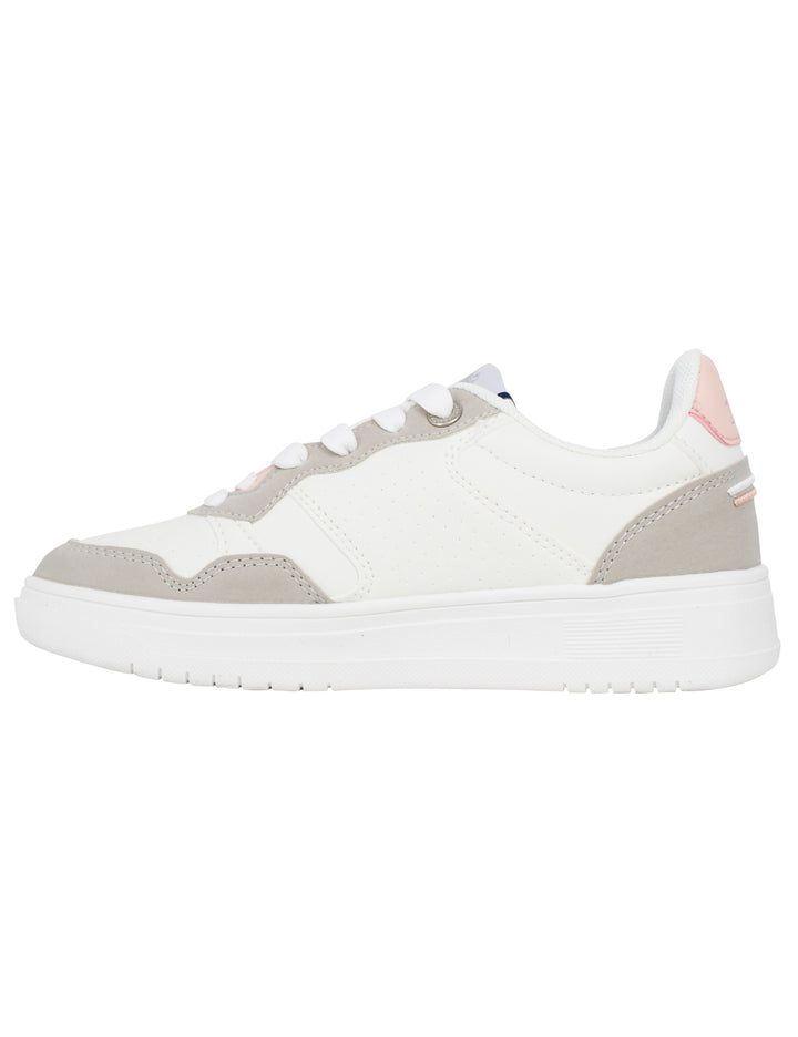 Spatarella Sneakers donna in eco pelle vintage beige Discount Store per i nuovi prodotti