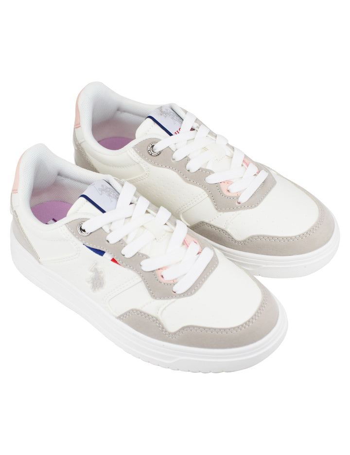 Spatarella Sneakers donna in eco pelle vintage beige Discount Store per i nuovi prodotti