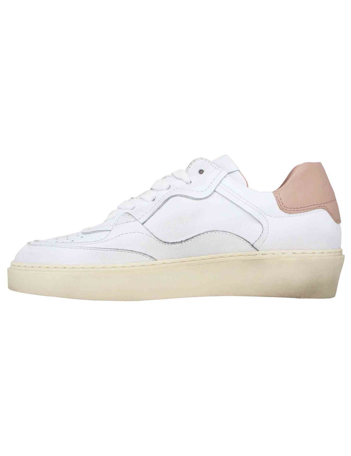 Spatarella Sneakers donna in pelle bianca In vendita