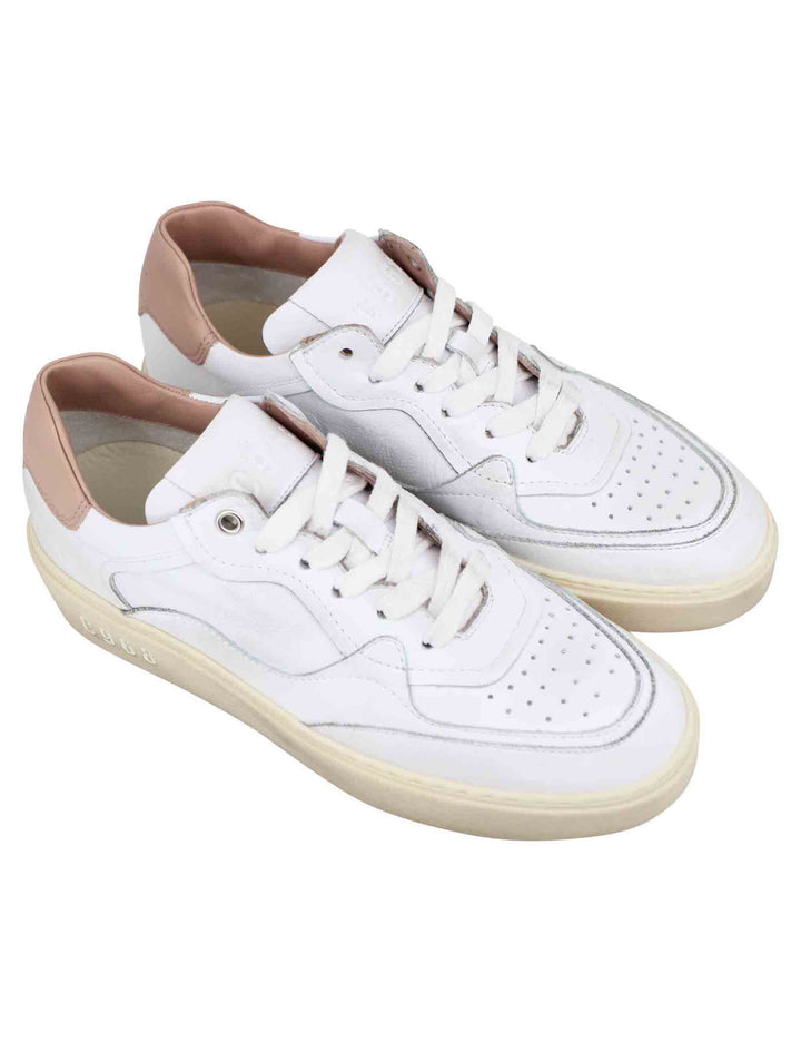 Spatarella Sneakers donna in pelle bianca In vendita