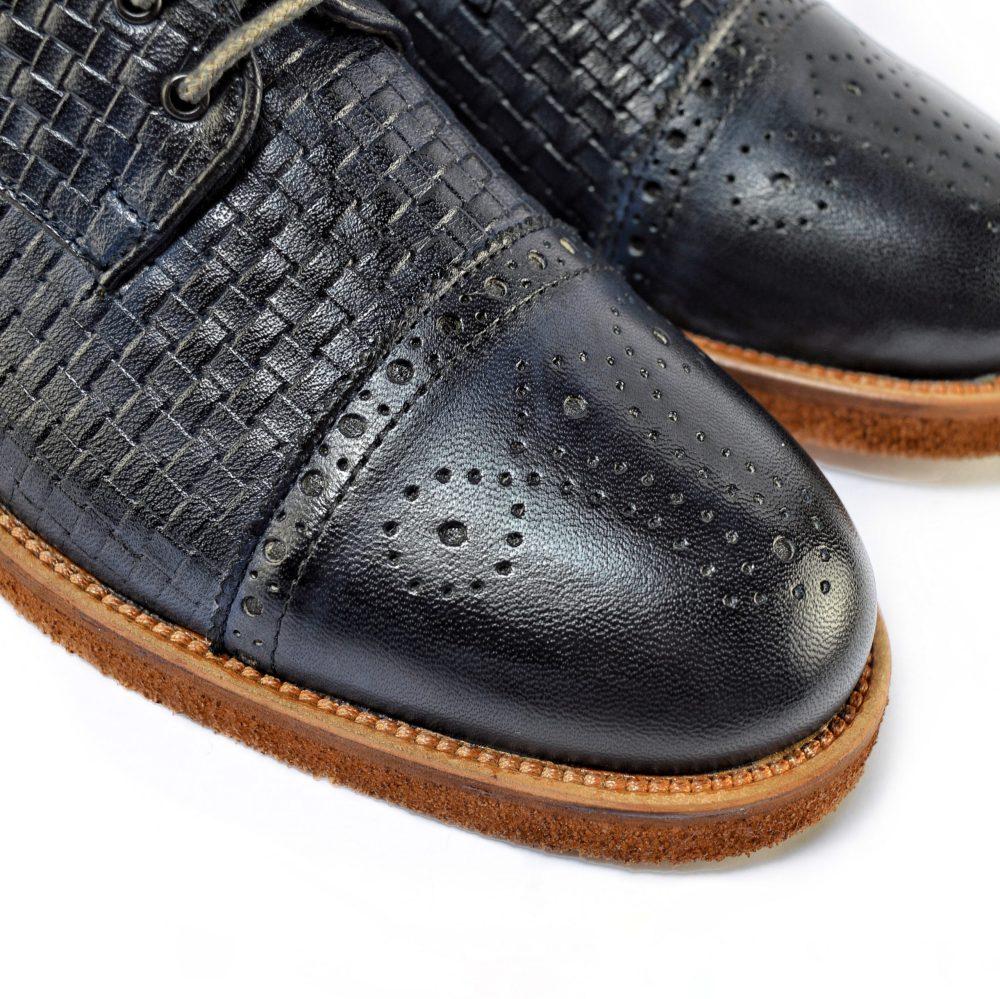 Ton Goût Scarpe Derby Blu Pezzi Unici