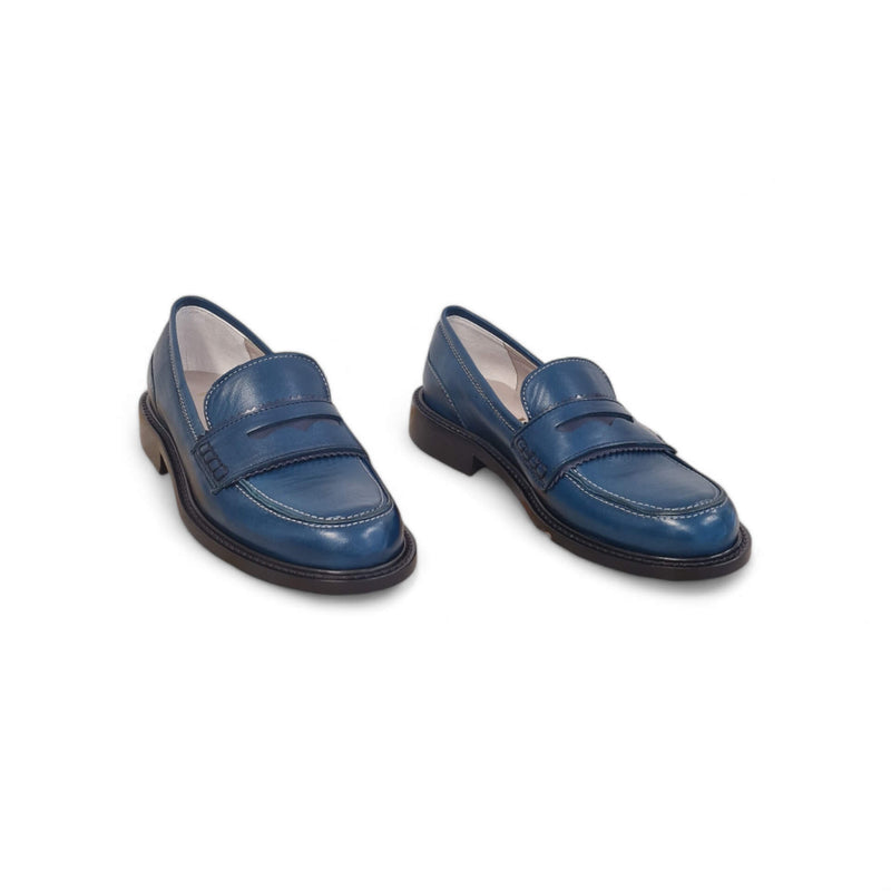 Viola Ricci Gaia - Mocassino nappa glove bleu' - basic I Più Venduti