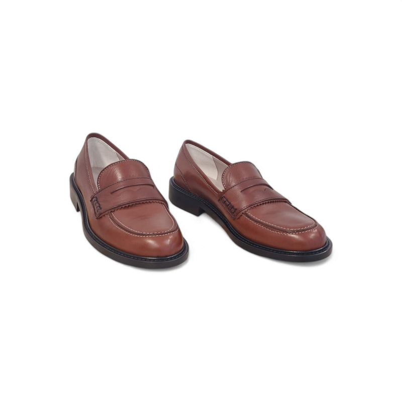 Viola Ricci Gaia - Mocassino nappa glove rhum - basic In Saldo