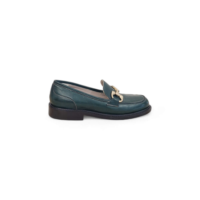 Viola Ricci Gaia - Mocassino nappa glove verde Moda