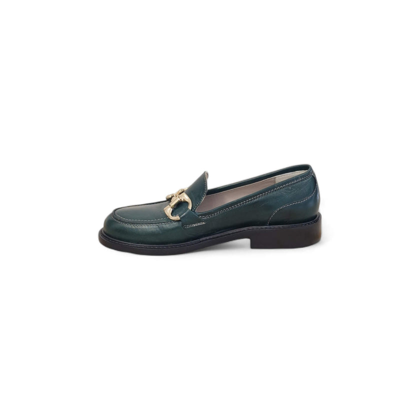 Viola Ricci Gaia - Mocassino nappa glove verde Moda