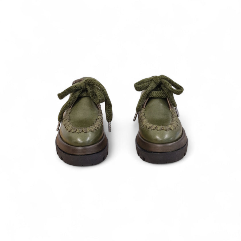 Viola Ricci Gio - Scarpa allacciata verde Soddisfazione Garantita