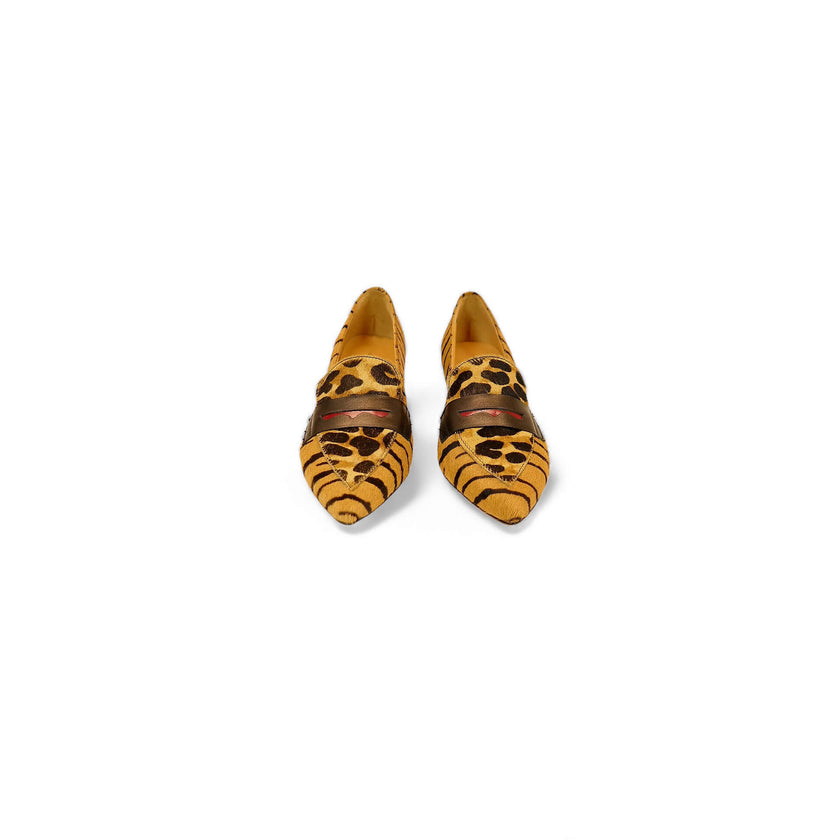 Viola Ricci Linda - mocassino maculato animalier Promozione Limitata