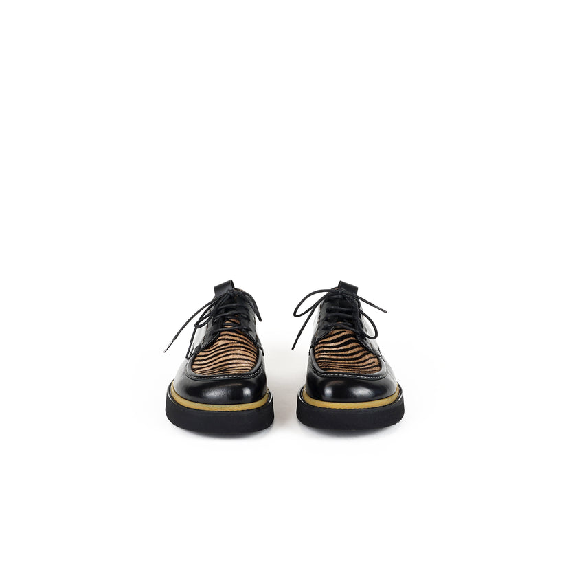 Viola Ricci Alice - Scarpa allacciata Nera Saldi