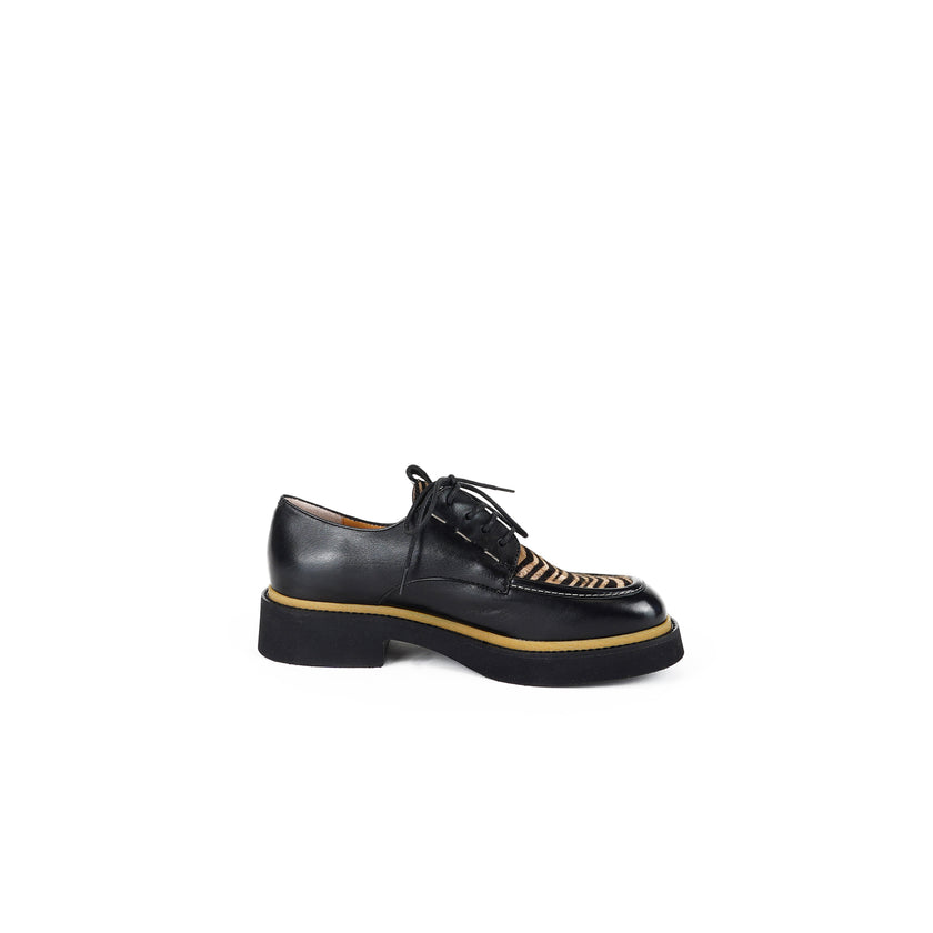 Viola Ricci Alice - Scarpa allacciata Nera Saldi