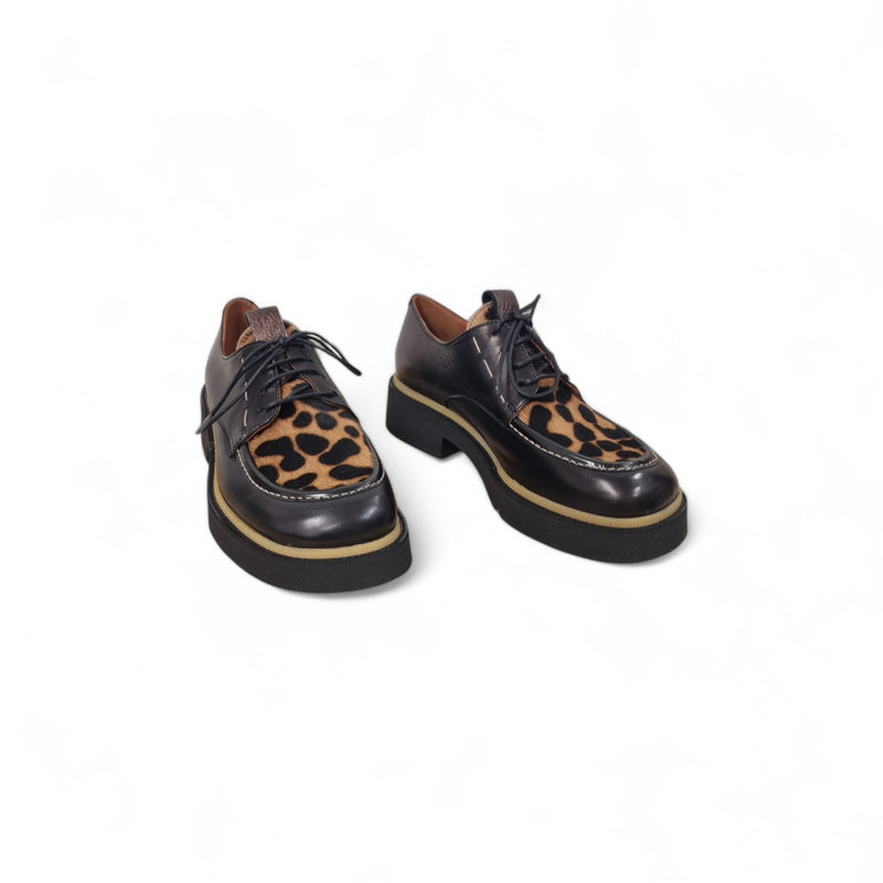 Viola Ricci Alice - Scarpa allacciata Nera Safari Offerte
