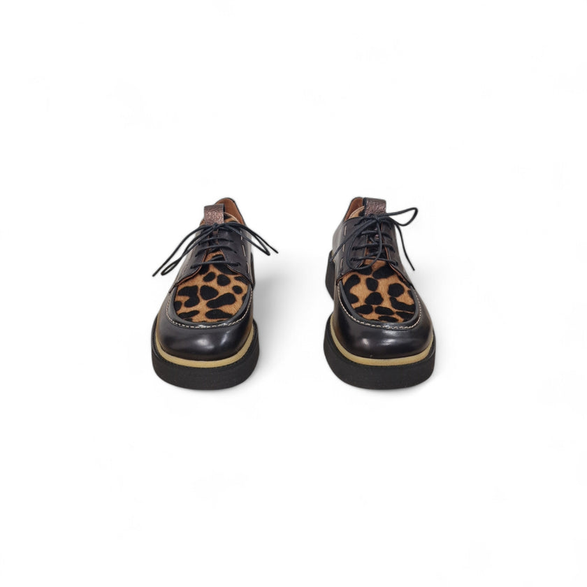 Viola Ricci Alice - Scarpa allacciata Nera Safari Offerte