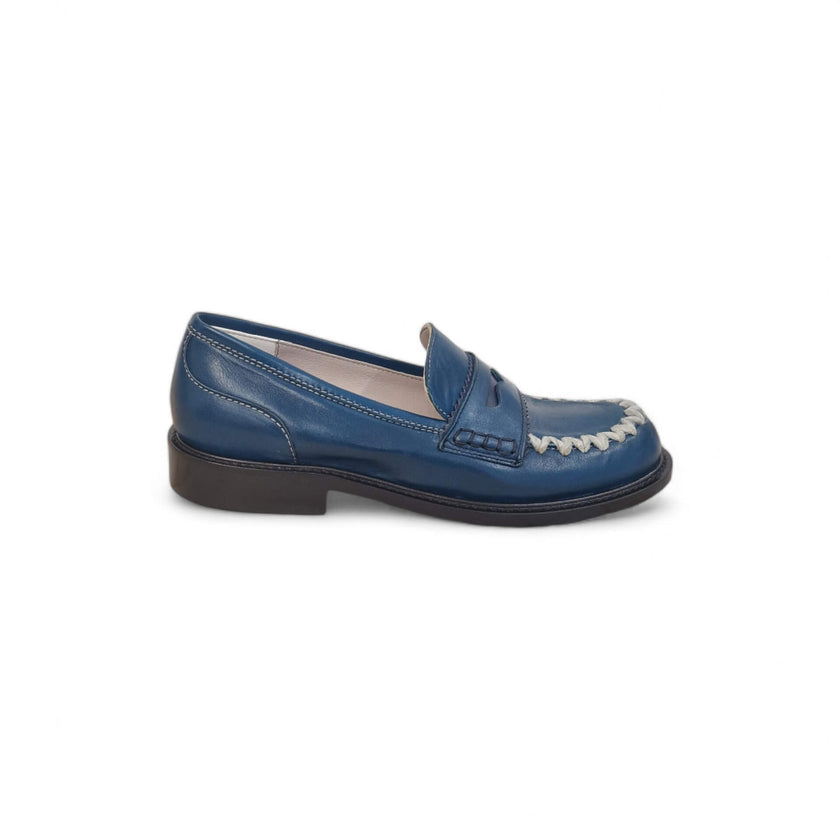Viola Ricci Gaia - Mocassino nappa glove bleu' - lana I Più Venduti