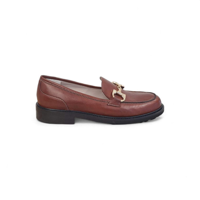Viola Ricci Gaia - Mocassino nappa glove rhum Vendite Flash