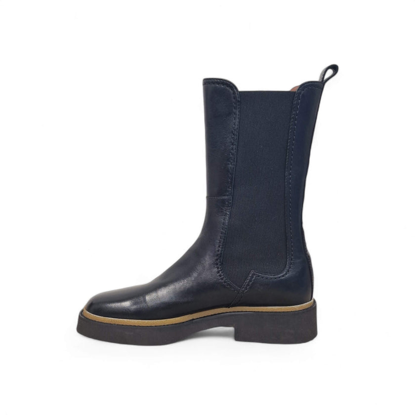 Viola Ricci Alice - Stivale beatles in pelle nera Fino Al -60%