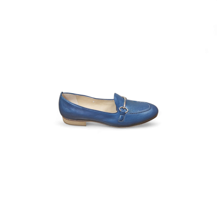 Viola Ricci Zil - slip on pelle bleu' navy Esporta salva