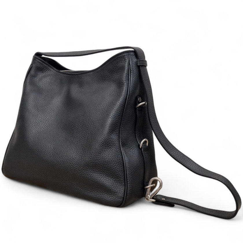 Viola Ricci West - Borsa in pelle nera Consegna Veloce