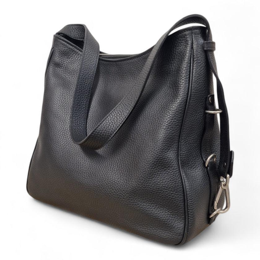 Viola Ricci West - Borsa in pelle nera Consegna Veloce