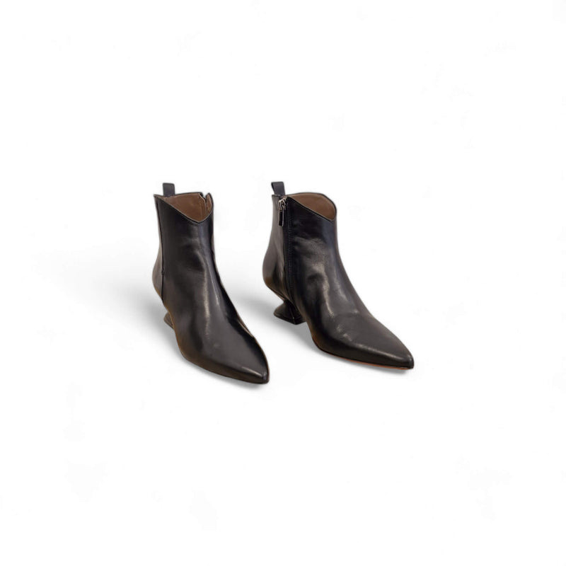 Viola Ricci Linda - stivaletto in pelle guanto nero Promozione Limitata