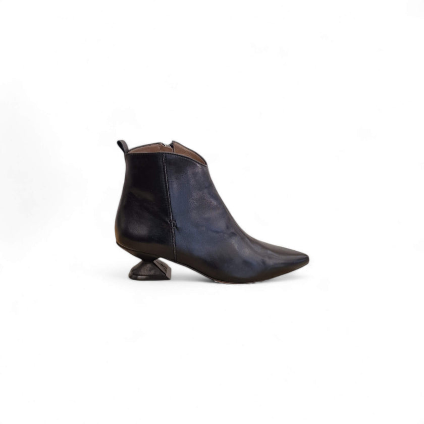 Viola Ricci Linda - stivaletto in pelle guanto nero Promozione Limitata