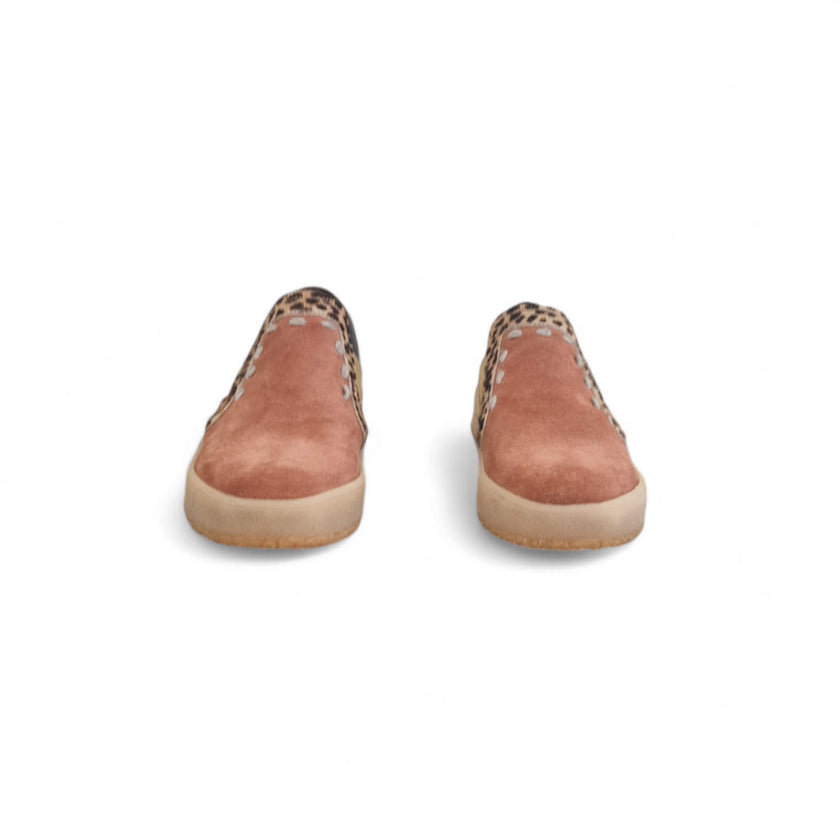 Viola Ricci Regina - slip on in pelle rosa antico animalier - smith Sconto