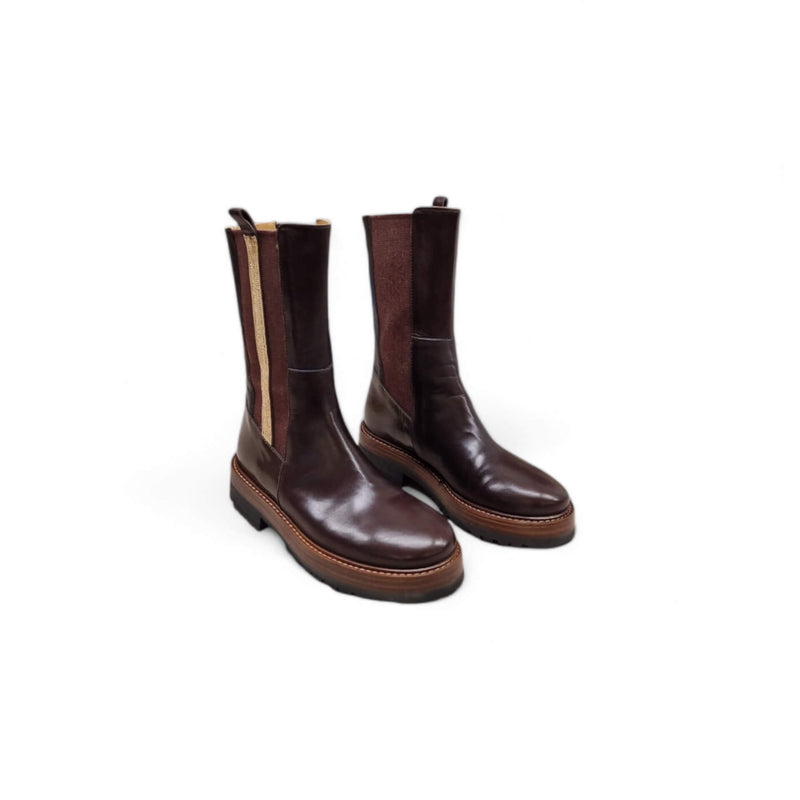 Viola Ricci Sally - Stivale in pelle T.moro Hotsell